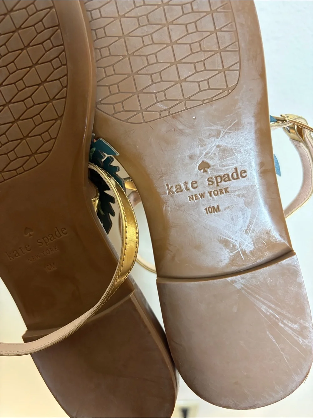 Kate Spade | Women’s Solana Palm Tree Sandals Size 10